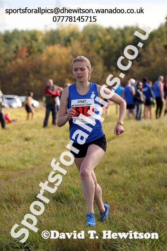 Senior womens start, North East Harrier League, Cramlington. Photo: David T. Hewitson/Sports for All Pics